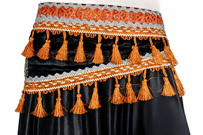 Buikdans Tribal belt BH en vestje