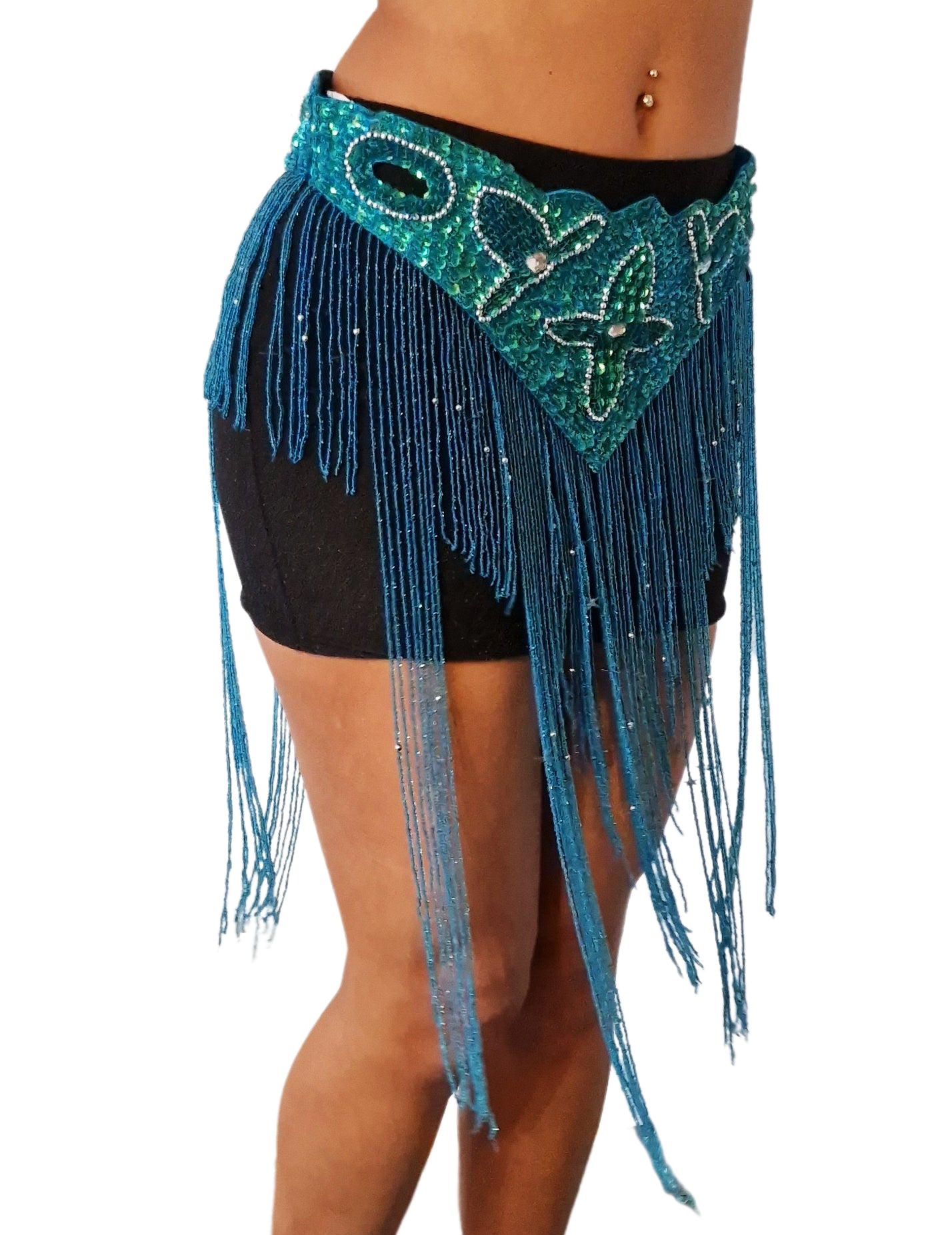 Kostuumbelt van kostuum Dalal turquoise