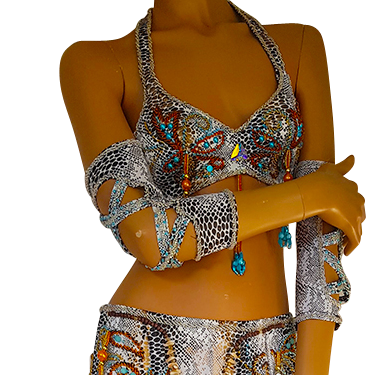 Armstukken Sakkara kostuum Sara - Buikdans accessoire