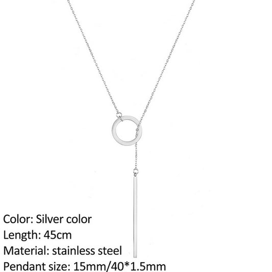 Ketting infinity in zilver; RVS / Stainless Steel