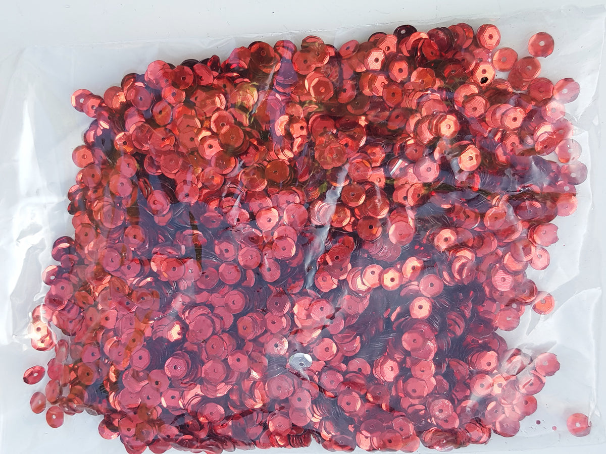 Pailletjes rood 50gram