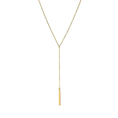Ketting infinity in goud RVS / Stainless Steel