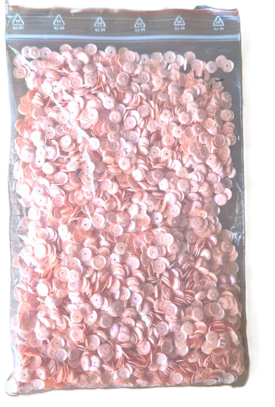 Pailletjes zalm 50gram