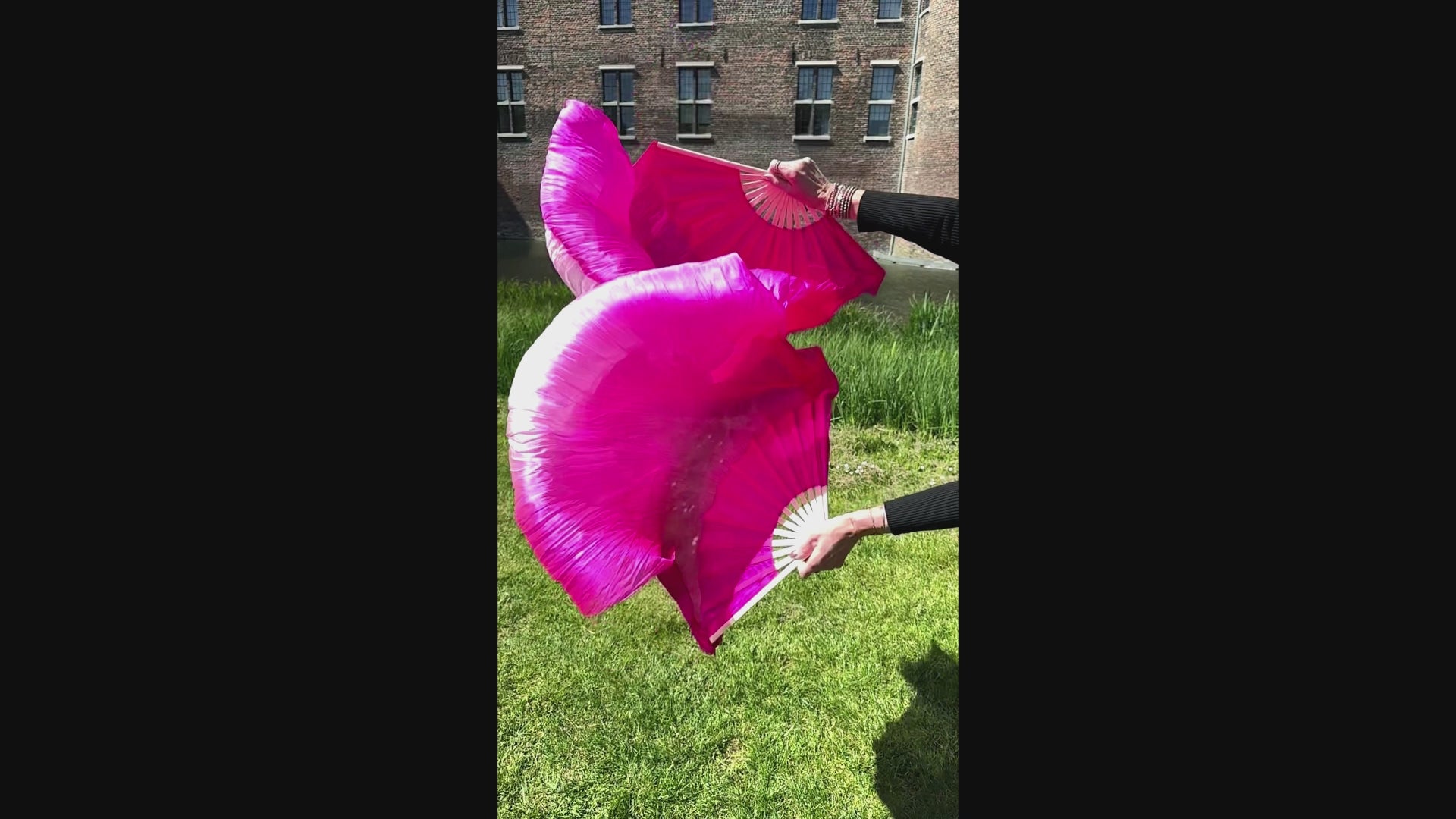 Fanveils in Fuchsia
