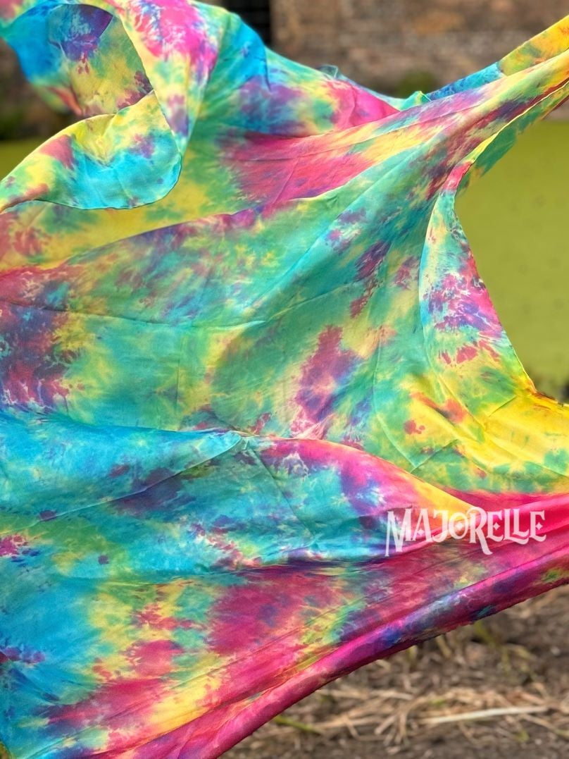 Zijde sluier tie dye spring