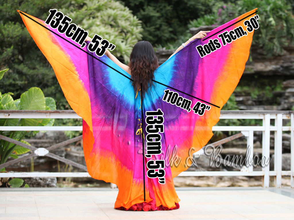 Zijden Isis Wings in prachtige kleuren