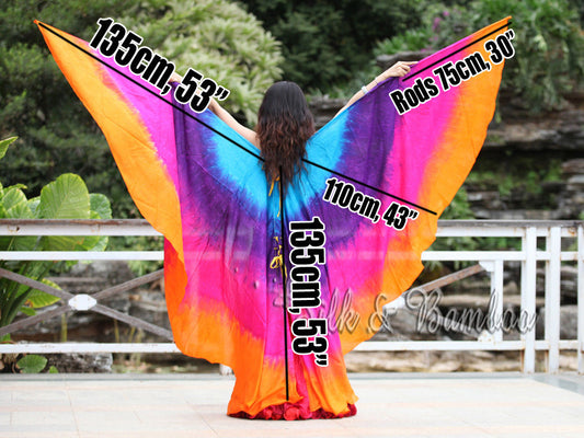 Zijden Isis Wings in prachtige kleuren