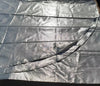 Halfronde stof of decoratie stof zilver